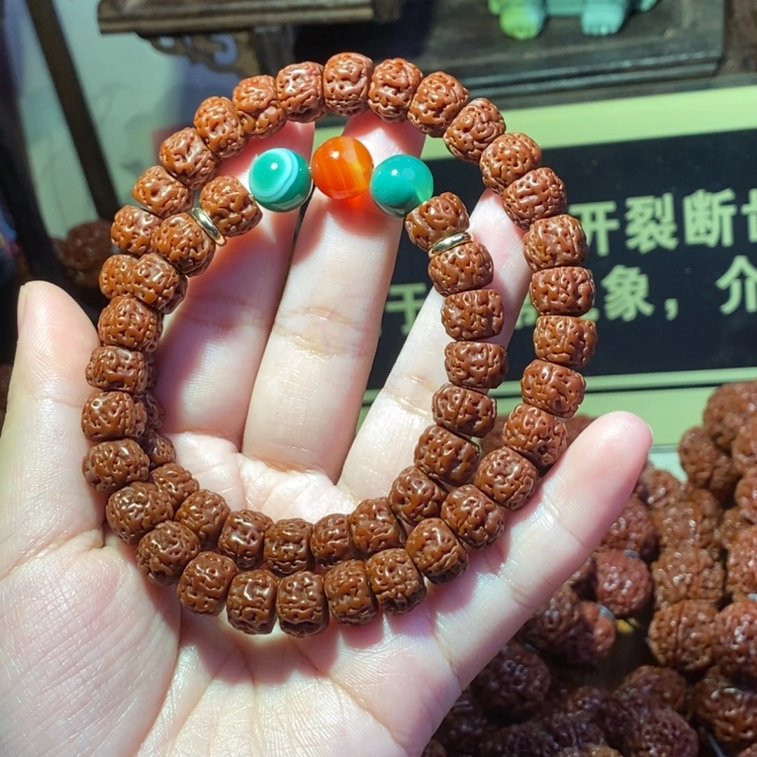 金刚菩提吊坠10-双圈配饰
