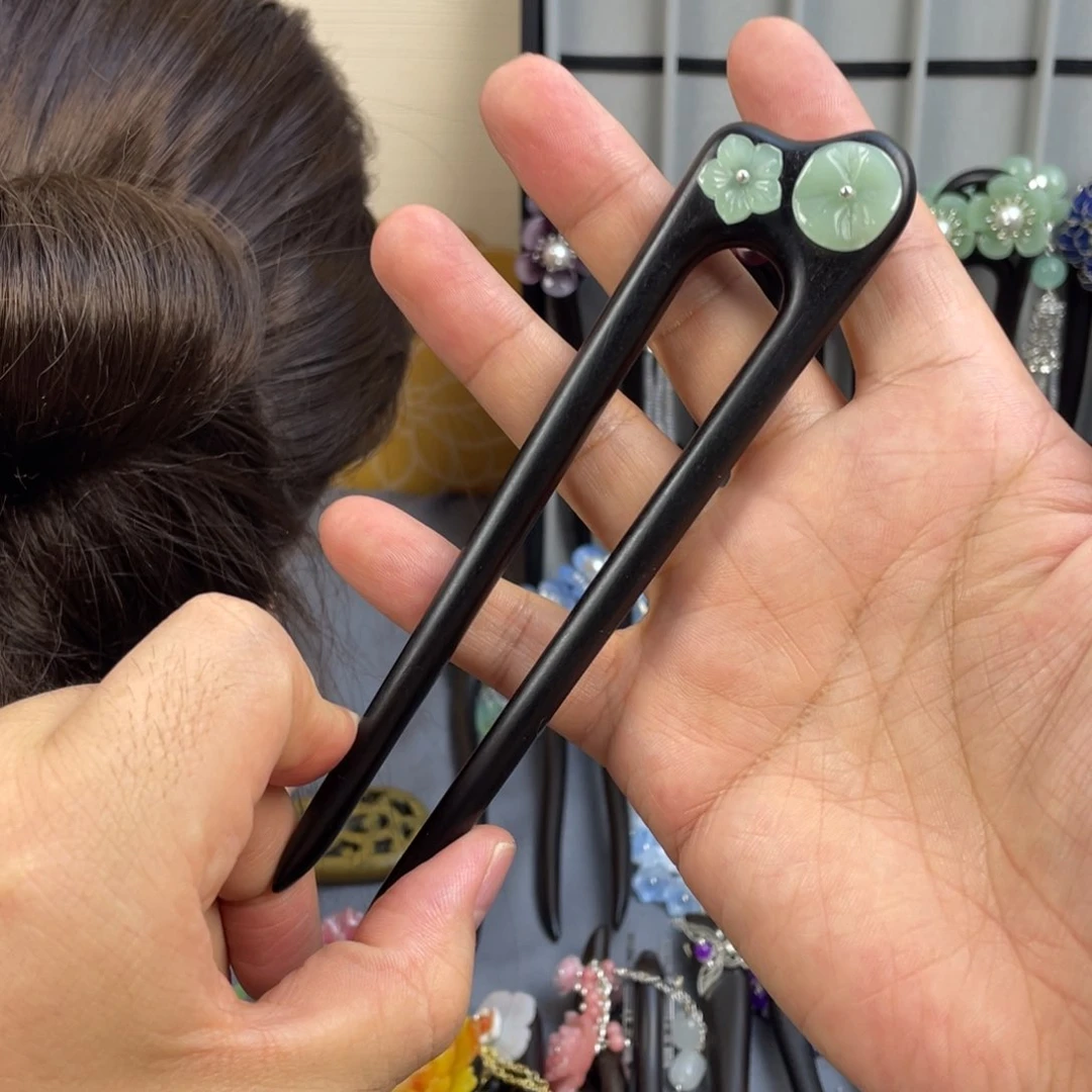 非金属木质15厘米双钗