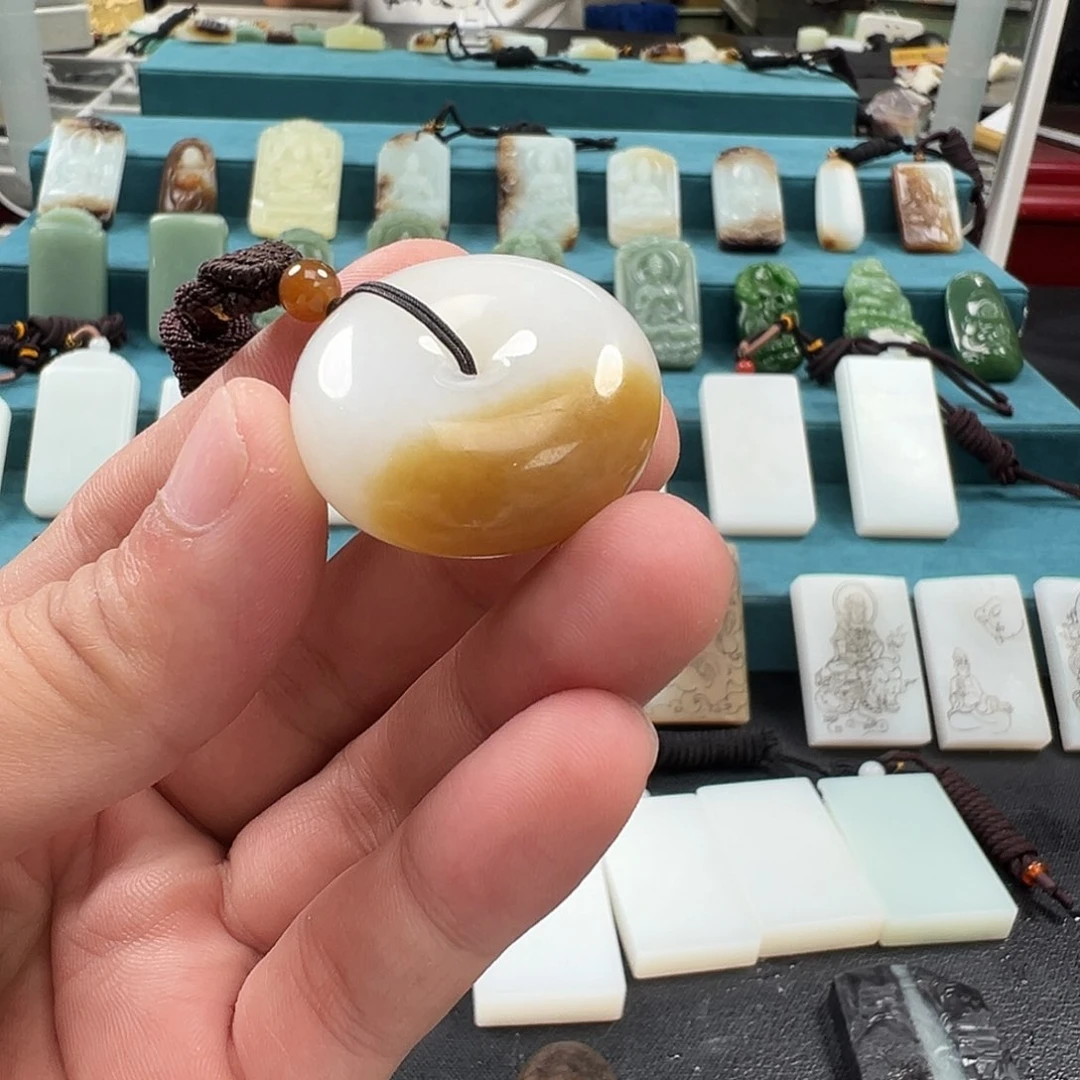 挂件未镶嵌定制和田玉