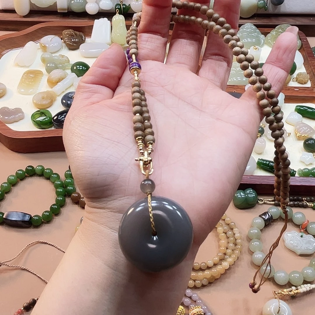 和田玉未镶嵌手链