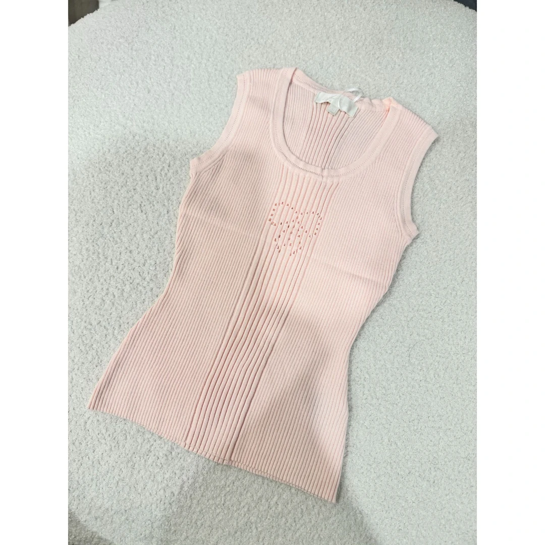 Rose Owner 8月新品性感小心机 蝴蝶结针织上衣背心收腰显瘦吊带