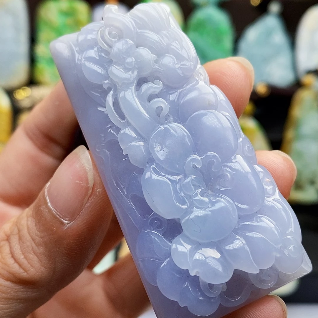 颈饰未镶嵌翡翠翡翠A货一物一证