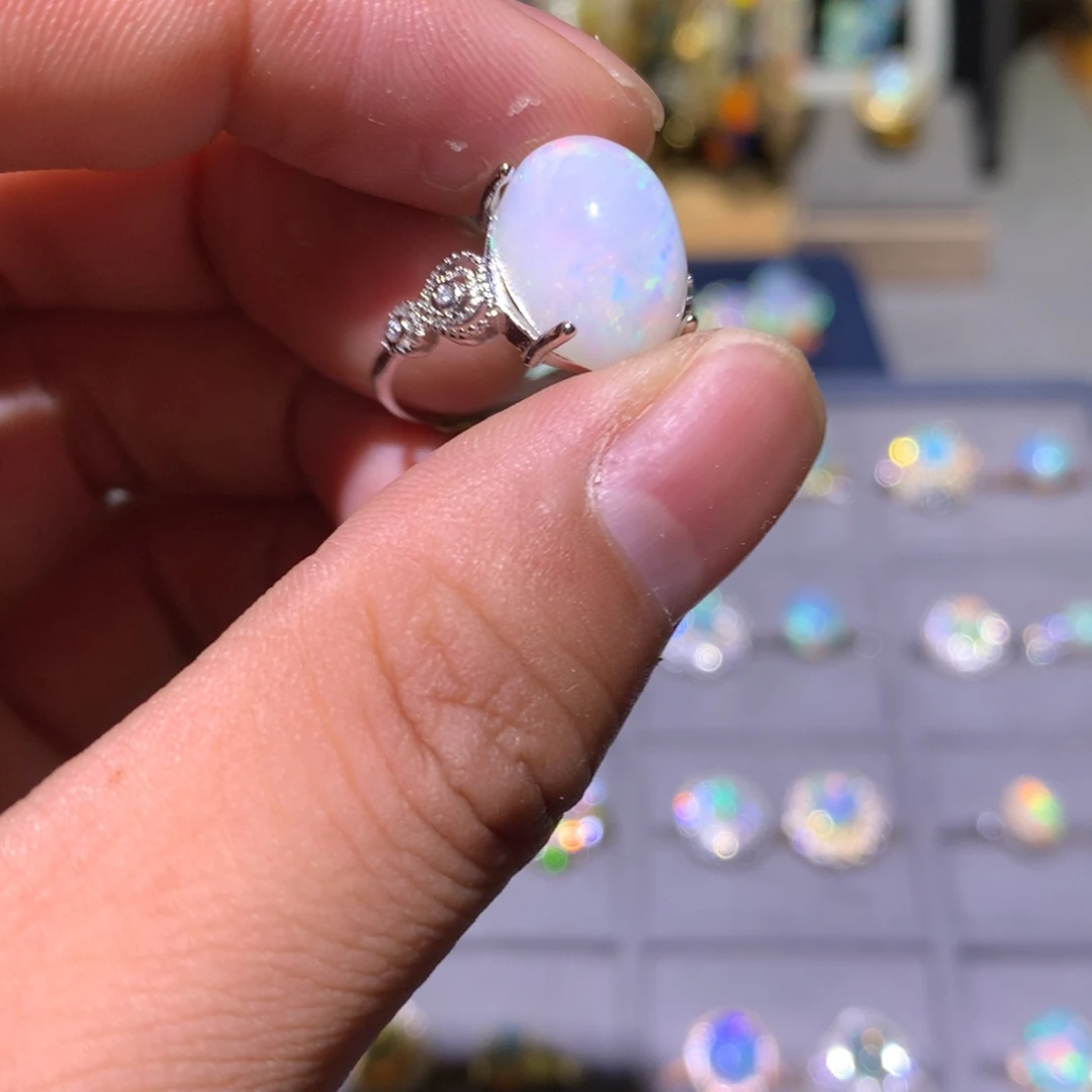 欧泊合金欧泊戒指
