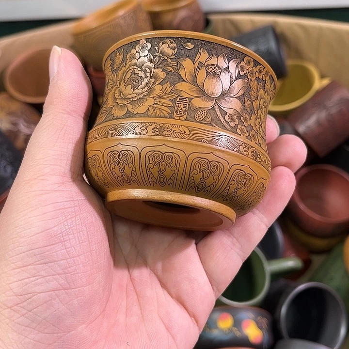 茶杯紫砂全手工紫砂主人杯