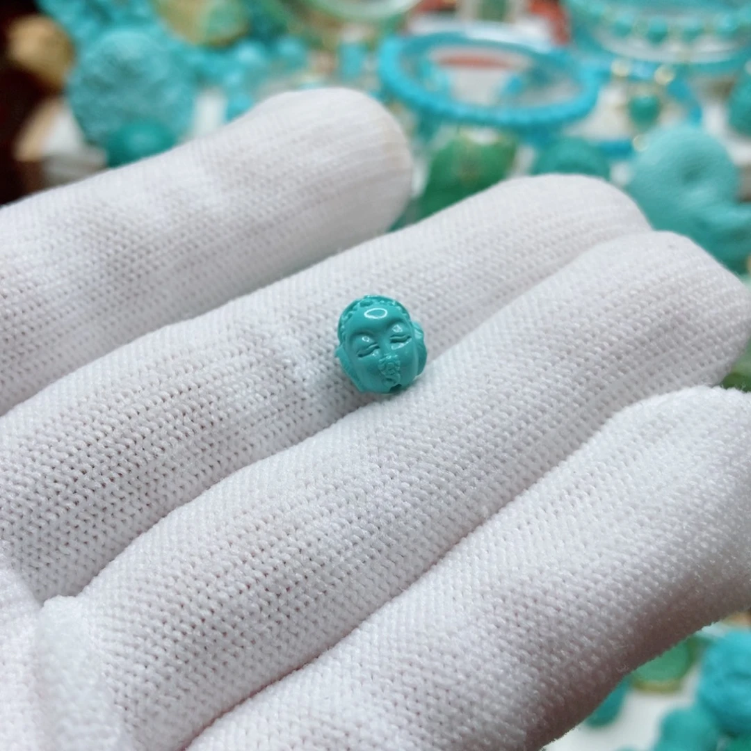 绿松石未镶嵌珠子