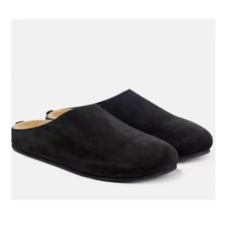 “row风勃肯半拖”气质百搭款牛反拖鞋011810