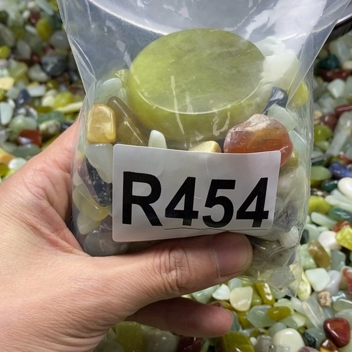 蛇纹石玉未镶嵌鱼缸石