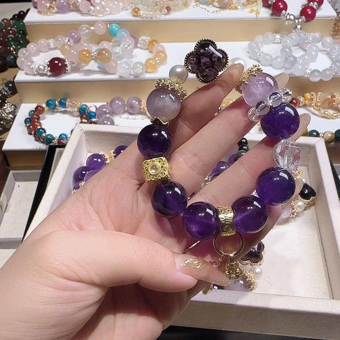 水晶手链未镶嵌把