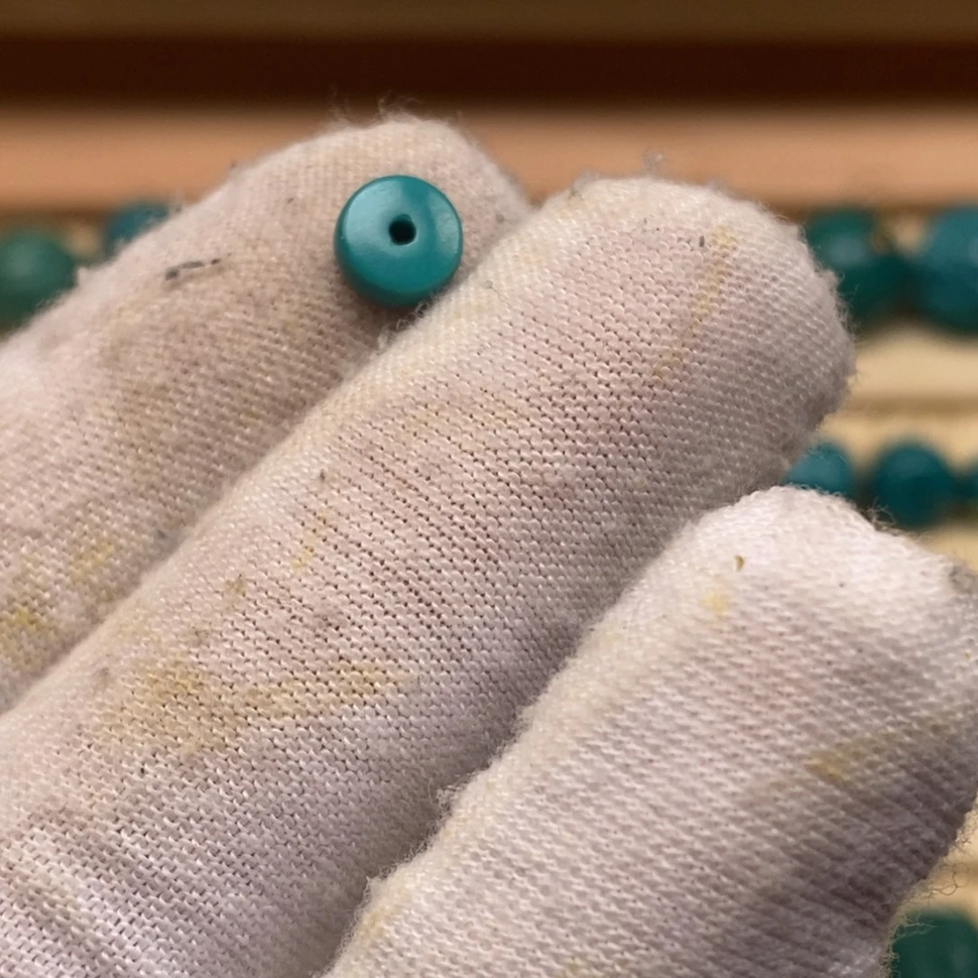 绿松石未镶嵌珠宝奇石6.5mm