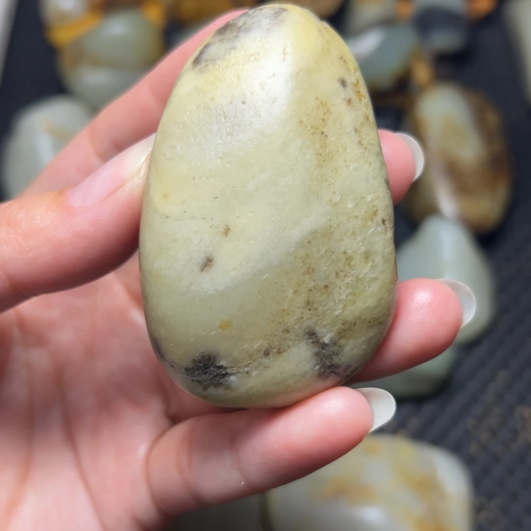 和田玉未镶嵌挂件A29