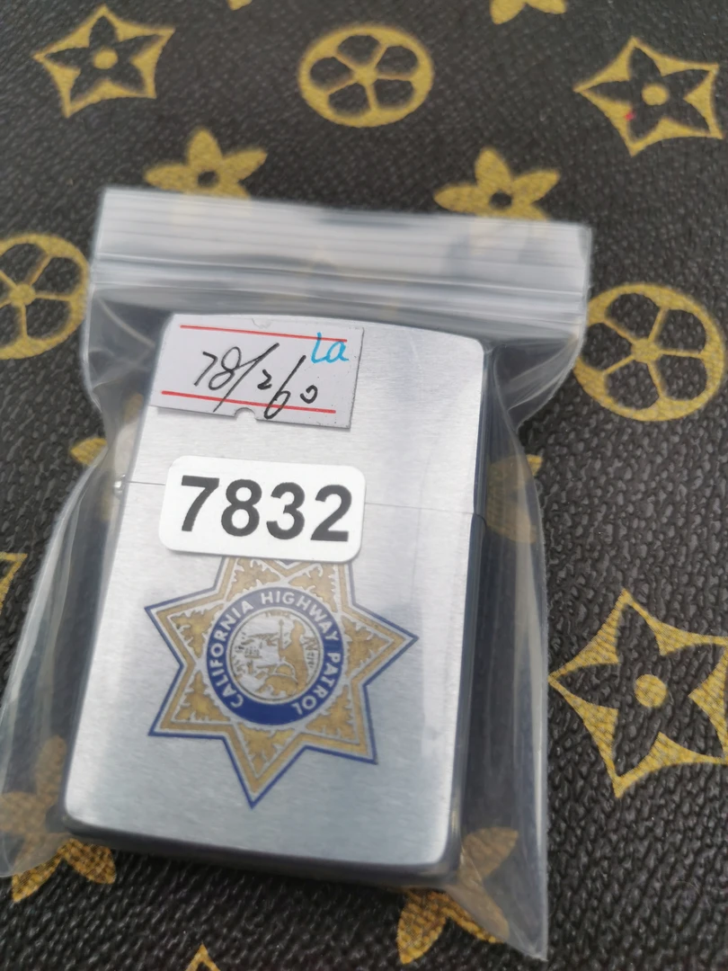 Zippo打火机回血78拉丝带题材-7832