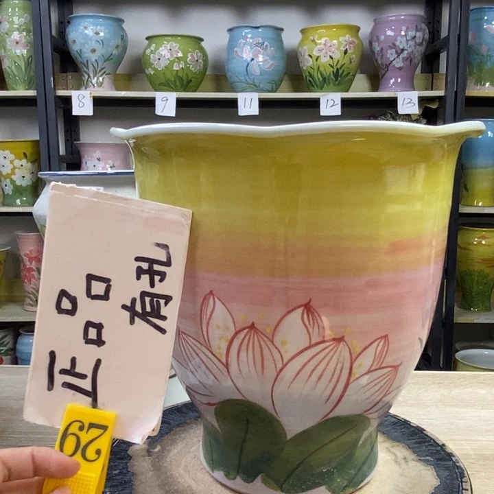 景德镇高温陶瓷花盆