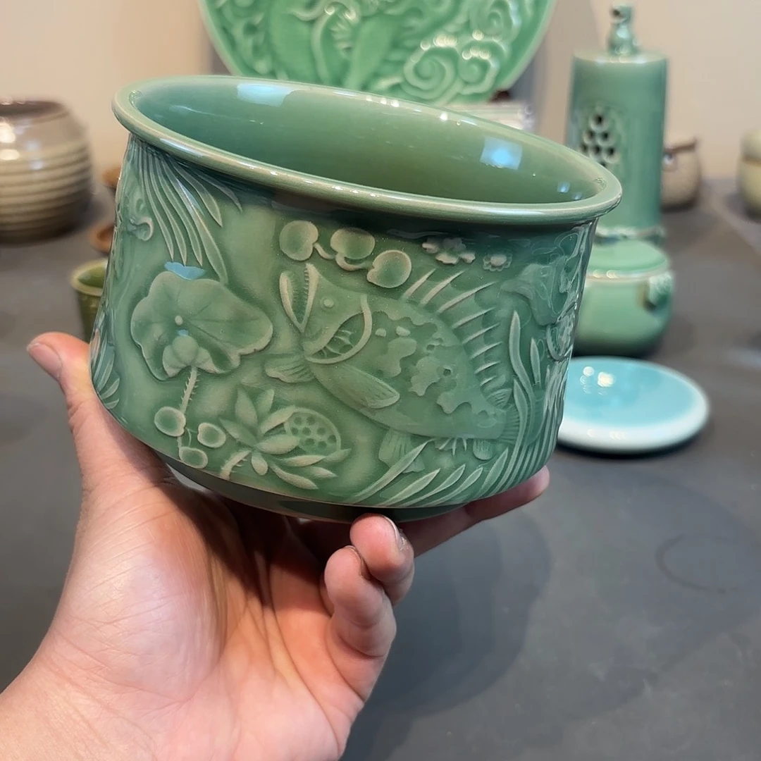 瓷片龙泉青瓷福利青瓷