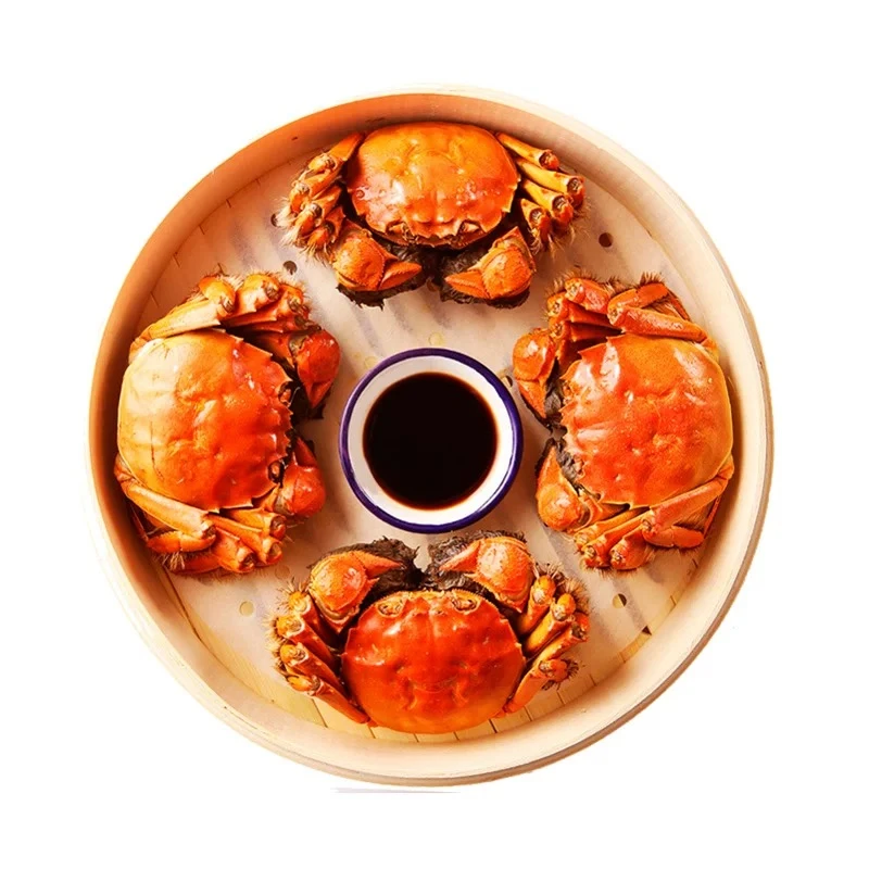 【活蟹】江苏大闸蟹公蟹 4.2-4.5两4只 母蟹3-3.3 两 4只