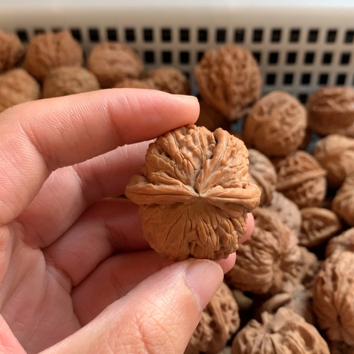 朱***明文玩核桃吊坠白狮子