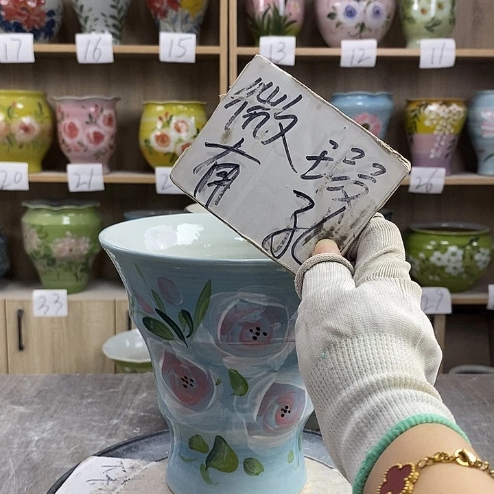 罐12xc景德镇陶瓷花盆