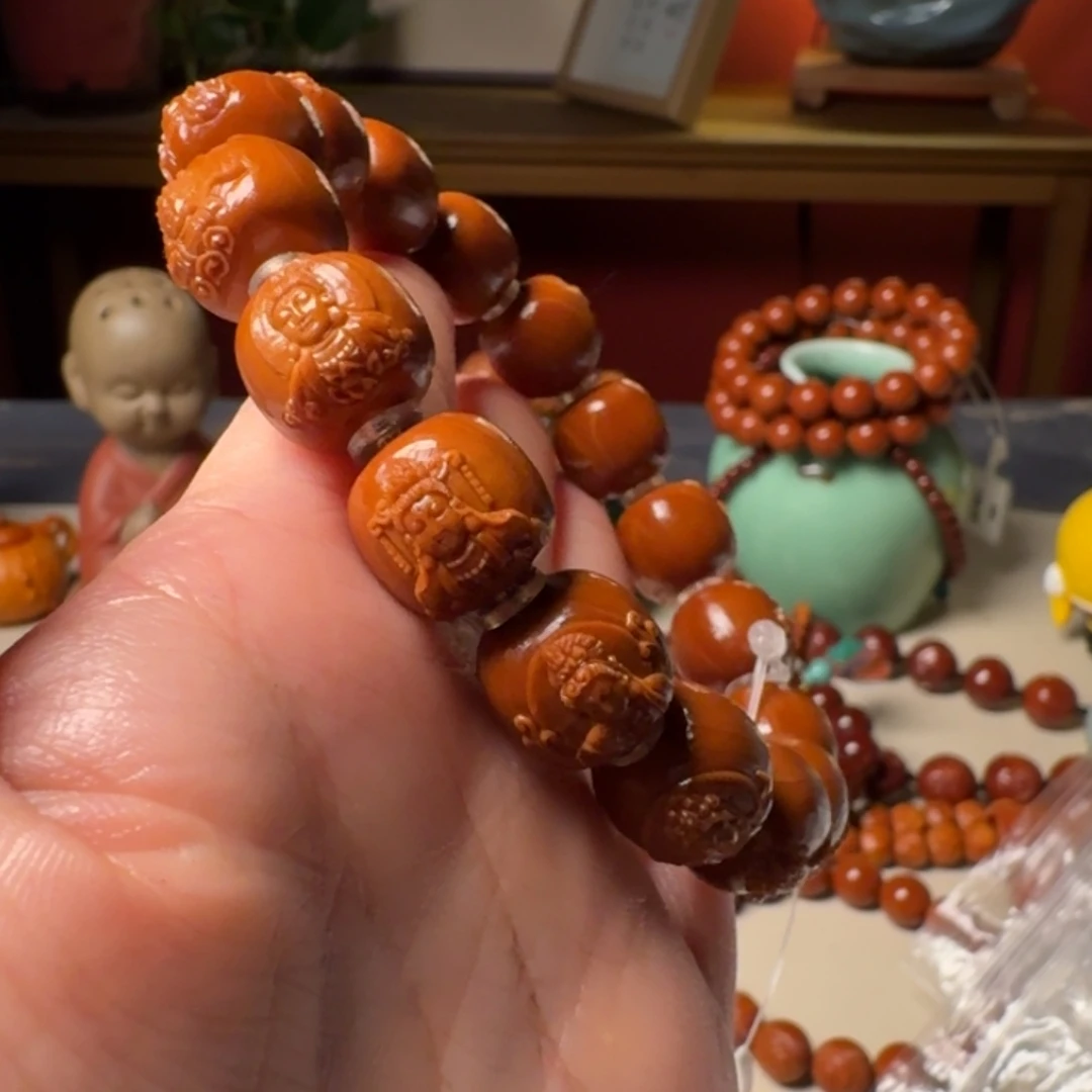 栋***哥橄榄核手串/手链手工观音