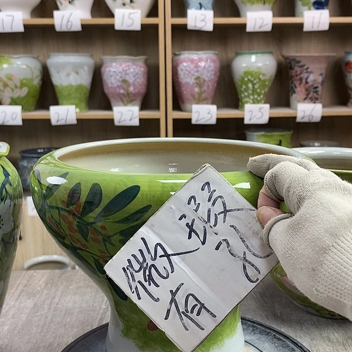 缸唔**喵13xc景德镇陶瓷花盆