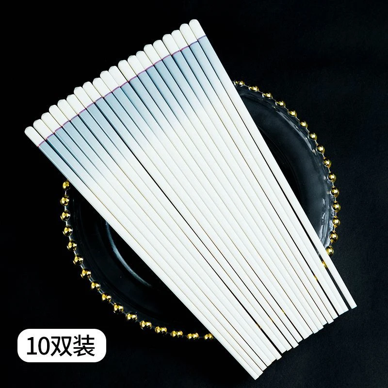 圣莫妮卡渐变会陶瓷筷子10双装