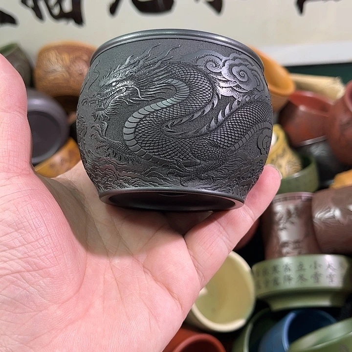 茶杯紫砂全手工紫砂主人杯