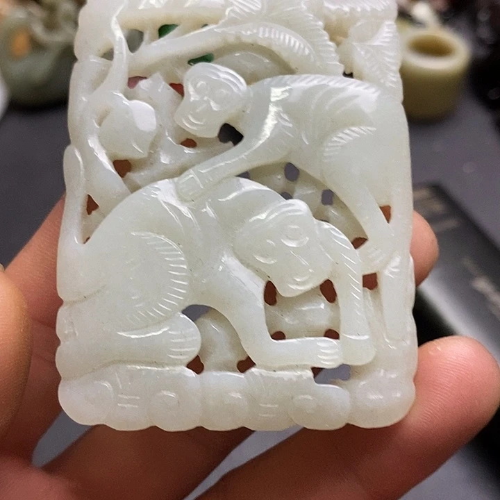 吊坠白玉菩提挂件
