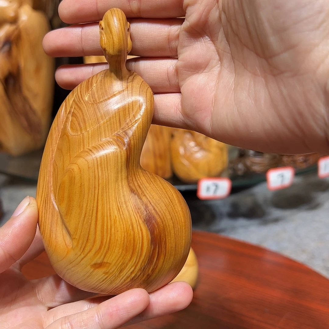 柏木（崖柏）崖柏木手把件摆件