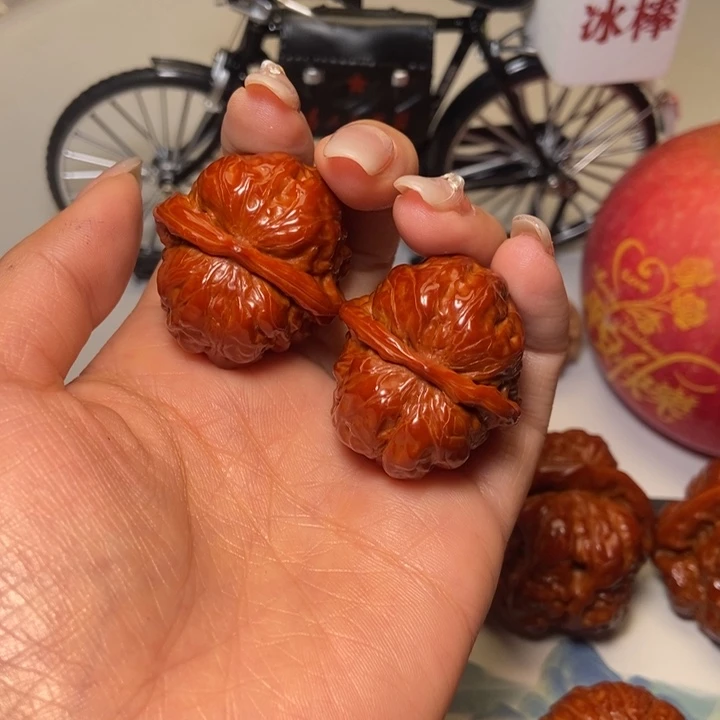 大***龙文玩核桃吊坠蛤蟆头34蛤蟆头