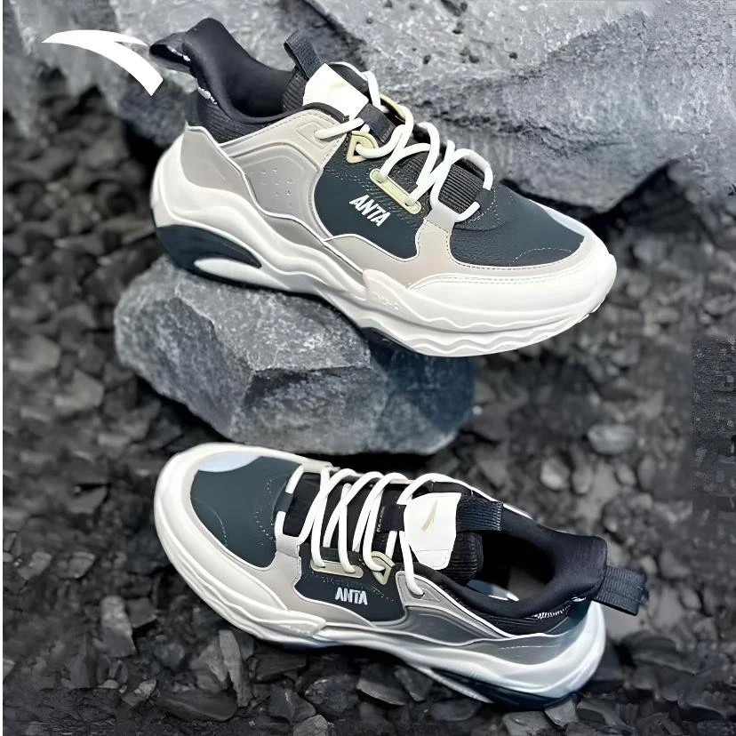 ANTA/安踏MAX4.0重峦丨男子保暖搭子耐磨运动鞋老爹鞋/112518812R