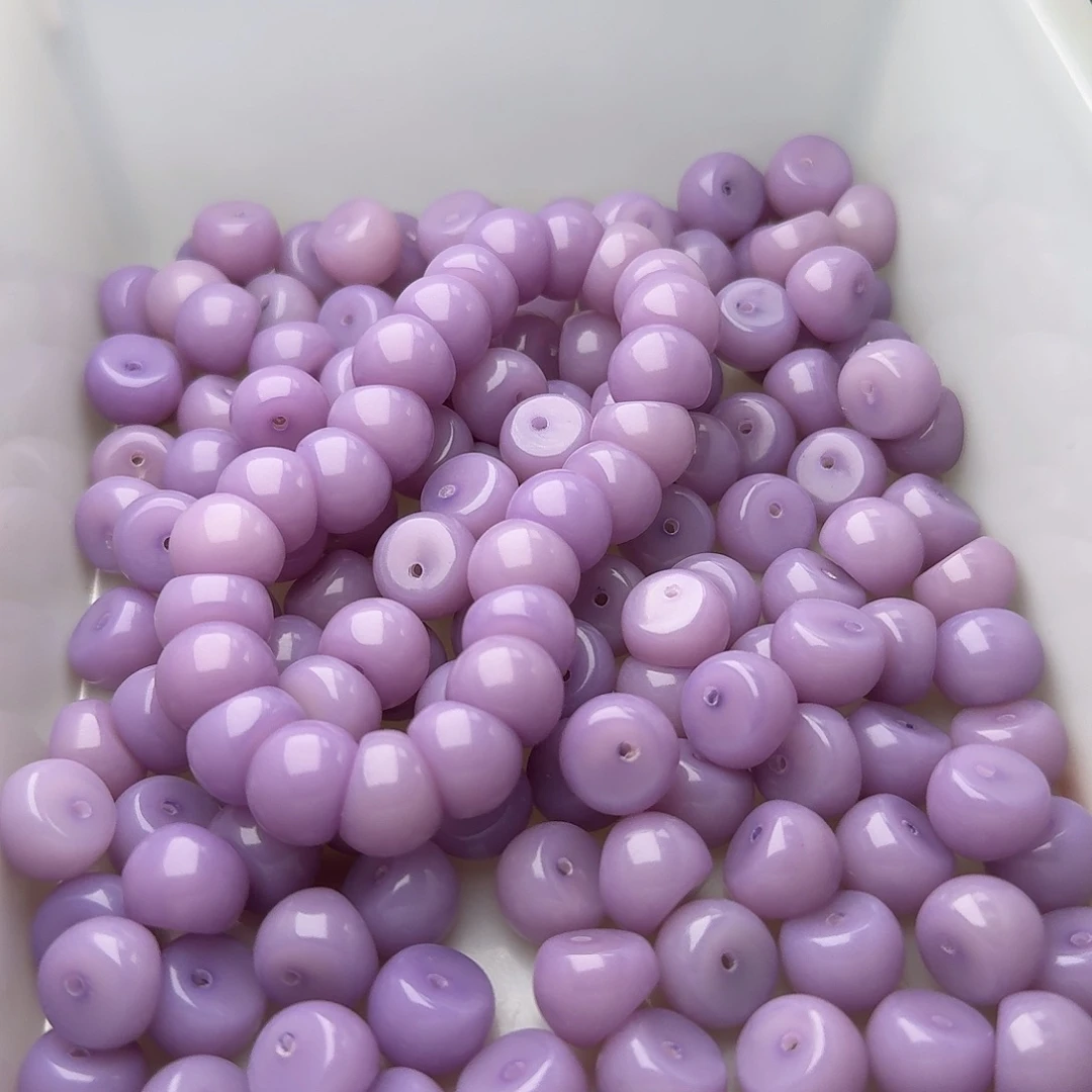 菩提根/象牙果吊坠50颗薰衣草紫蒜瓣14