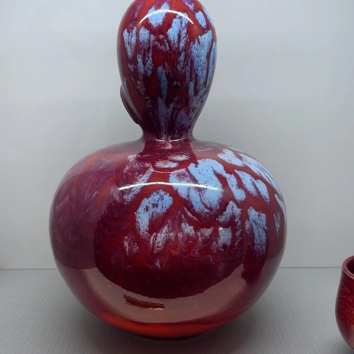 摆件爱***家杨志钧瓷艺术馆福禄瓶