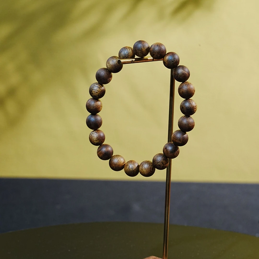 缅甸红油老料沉香手串1.0cm 6.64g 250916007 B