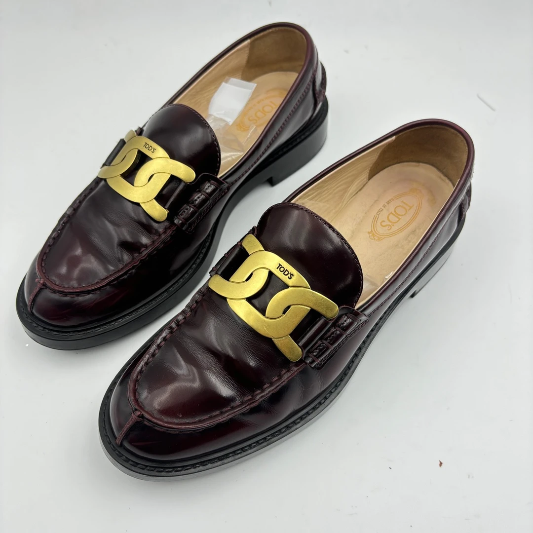 95新 TOD’S/托德斯 37码/tods托德斯乐福鞋/无盒/95新