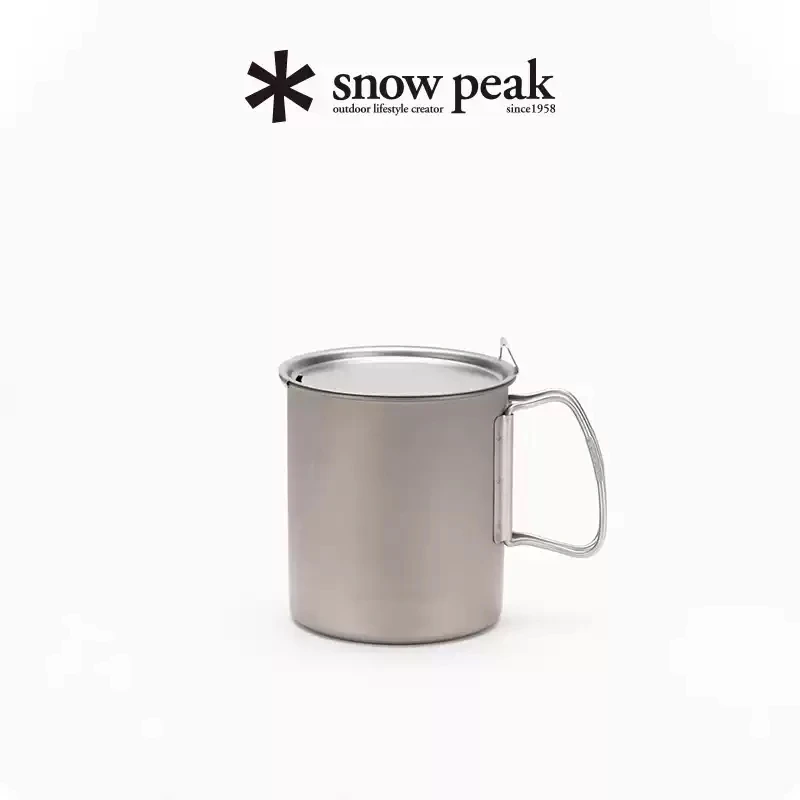 snowpeak雪峰露营轻量野炊钛金属锅户外个人钛锅SCS-005T美国限定