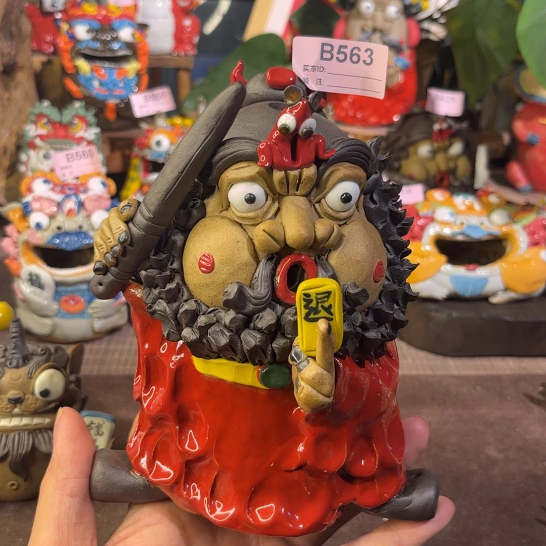 泥塑纯手工茶宠摆件