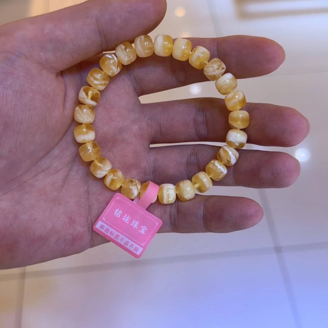 未镶嵌琥珀手链蜜蜡