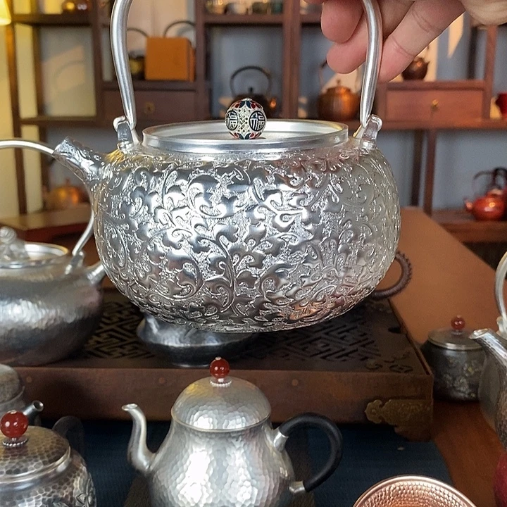 涛***旧手工制作紫铜壶工艺