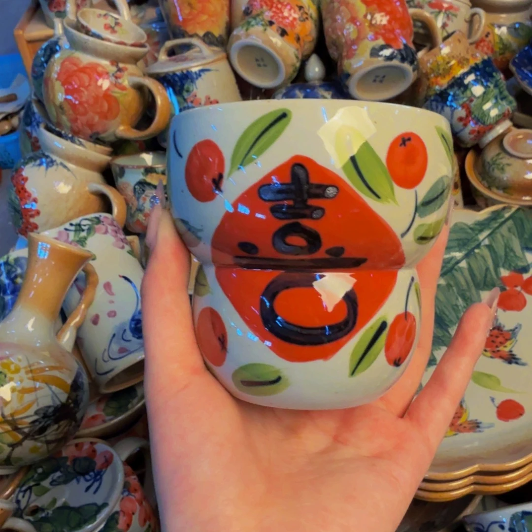 瓷片景德镇陶瓷手工手绘