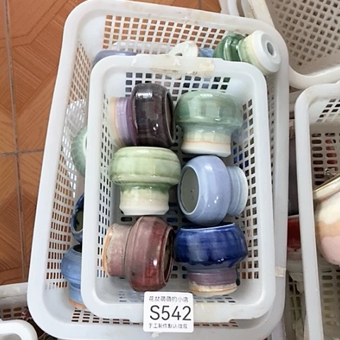 紫砂花盆542微瑕品口径3到5晕我了