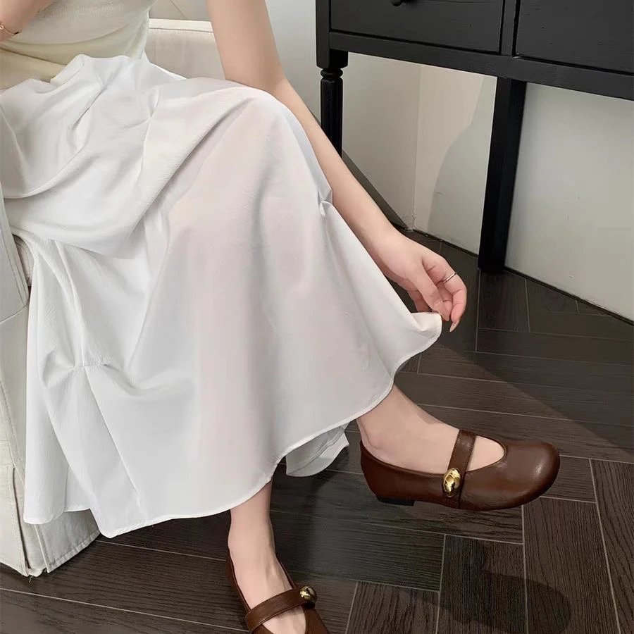 平底pvc休闲风休闲包头包头拖复古小众长款网红春夏