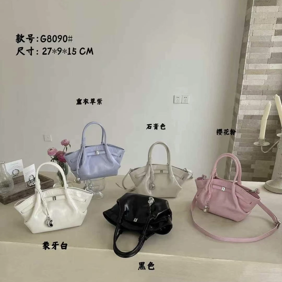 时尚百搭单肩斜挎包高级感小众设计手提包饺子包女包