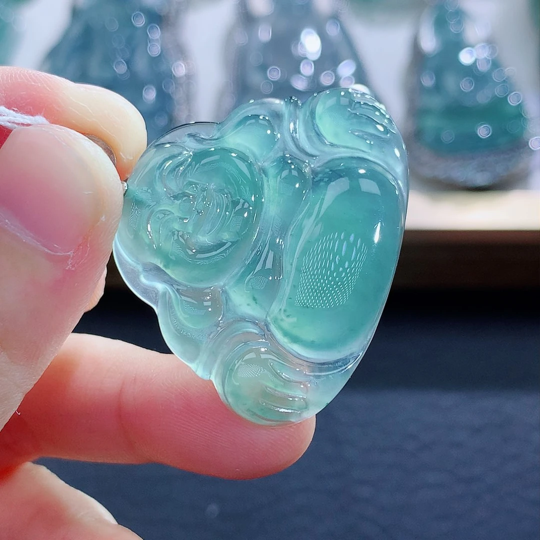 未镶嵌挂件翡翠翡翠