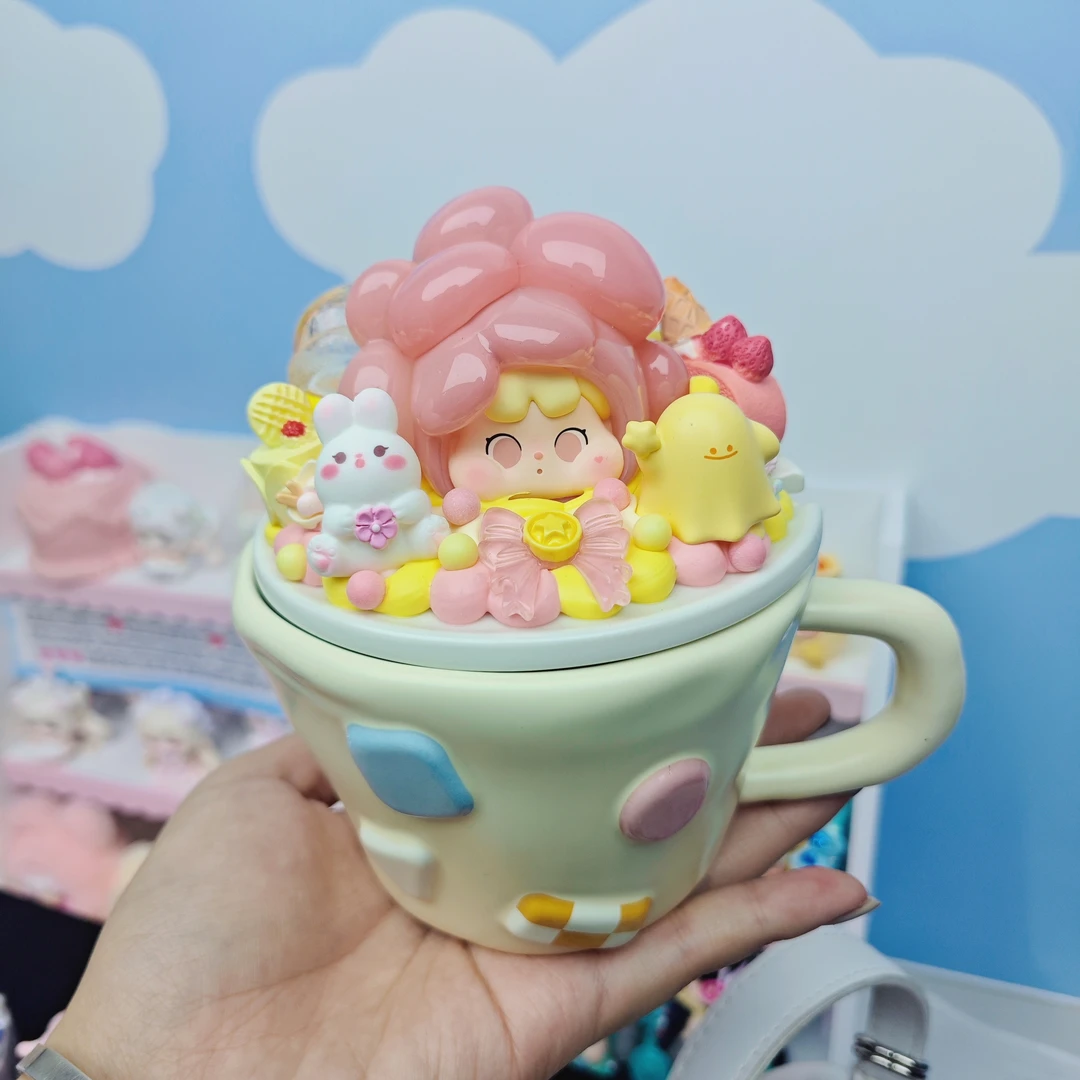 【高定萌粒陶瓷杯】纯手工创意潮玩diy