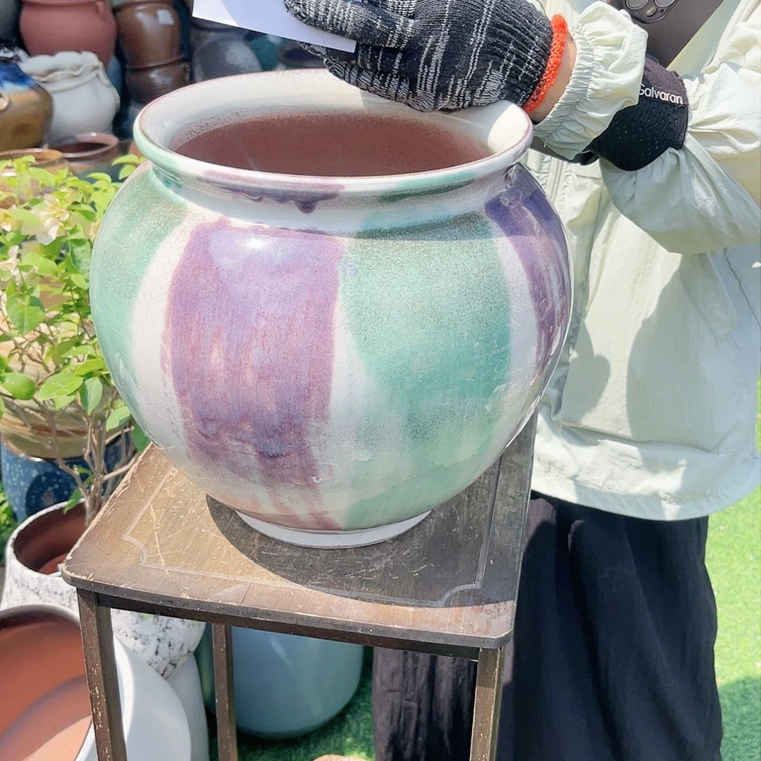 紫砂花盆王嫂花盆直播0606-150高28口23