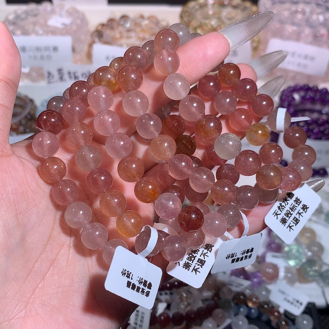 未镶嵌手串水晶多宝草莓晶10