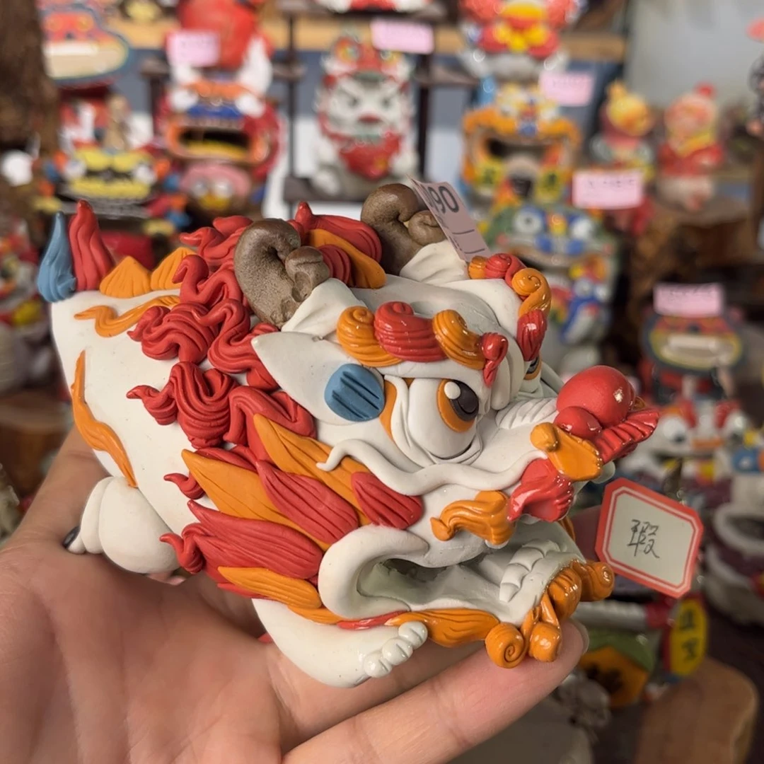 泥塑纯手工茶宠摆件