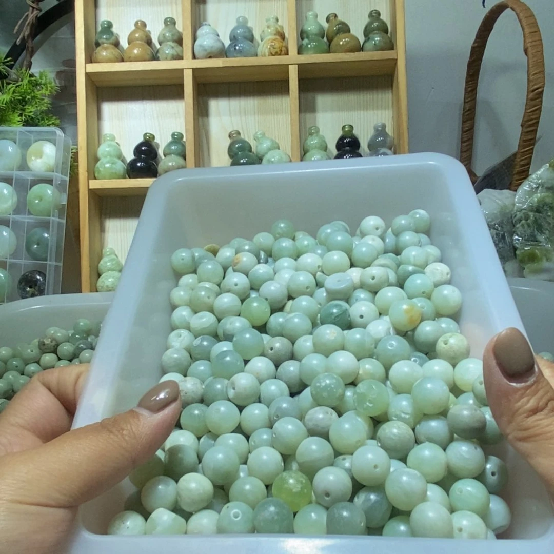 合金蛇纹石玉颈饰462