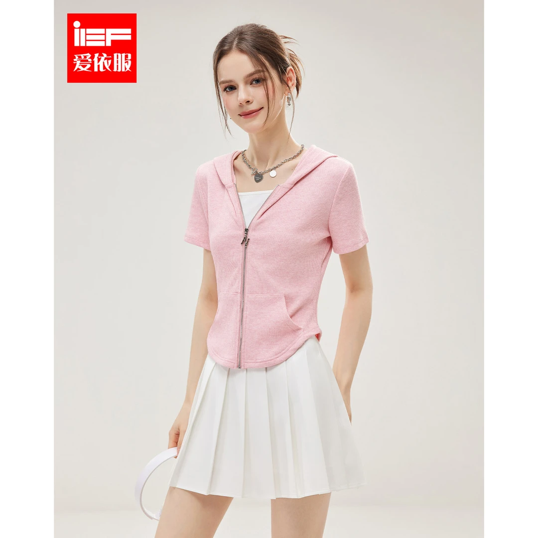 IEF/爱依服2025春夏季新款三件套韩系纯欲显瘦上下套裙欧若风