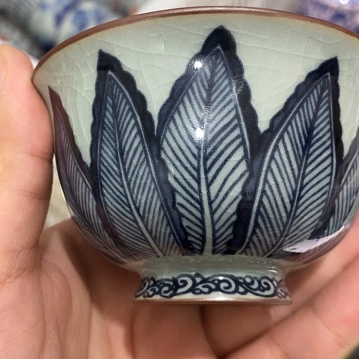 摆件景德镇陶瓷主人杯24556