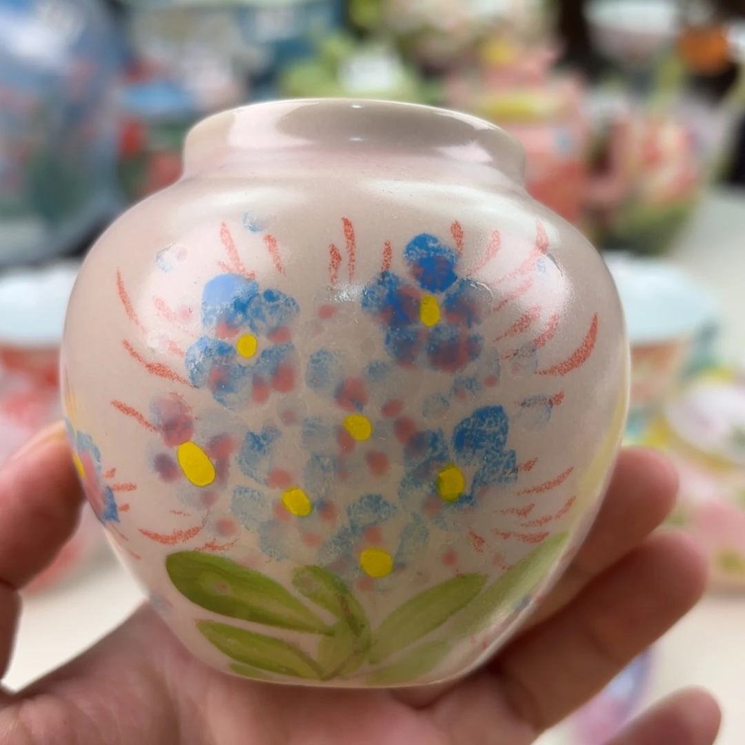 景德镇手绘高温釉下彩陶瓷茶具