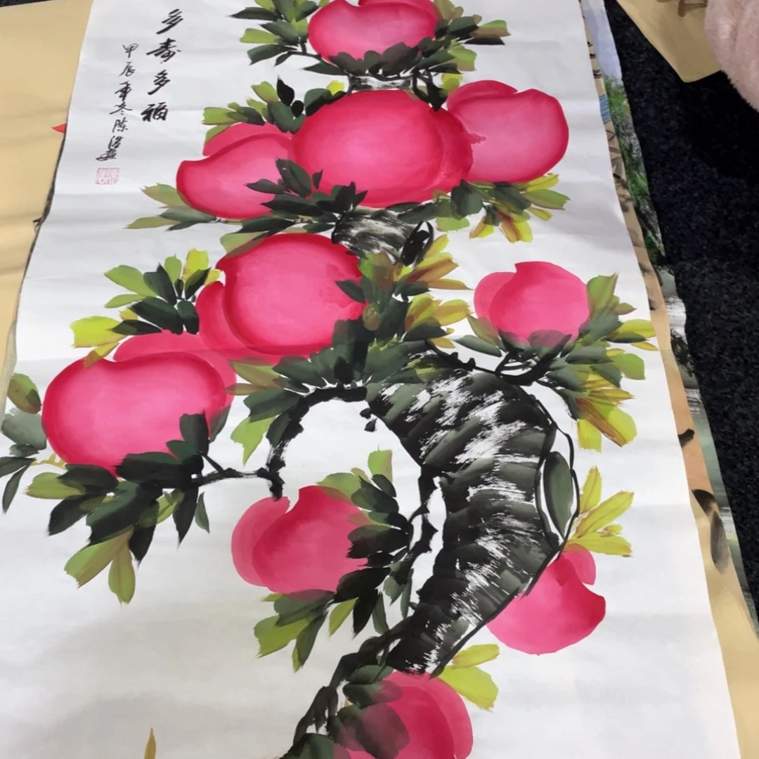 国画国画作品画心一张